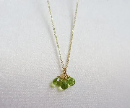 Peridot Necklace with 14K Gold Filled – 3